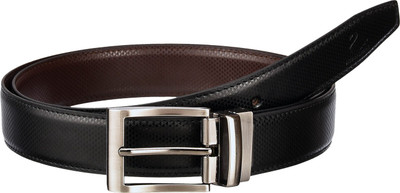 

ASIAN SWAN Men Formal Black Artificial Leather Reversible Belt