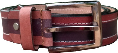 

Tamanna Men Casual Brown Genuine Leather Belt
