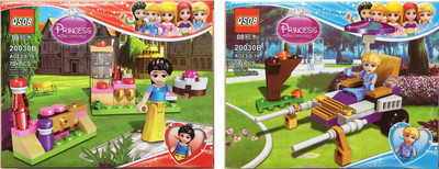 

Tickles Princess Puzzles Block Set Learning Toy 75 pcs (Set of 2_3) 6 Years Plus(Multicolor)