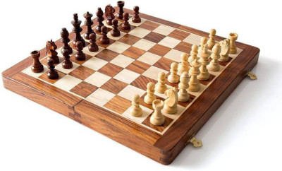 

Best Chess 12 Inches Handcrafted Magnetic wooden Chess with pieces Board Game
