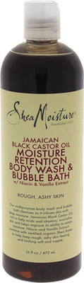 

Shea Moisture Jamaican Black Castor Oil Moisture Retention Body Wash & Bubble Bath - 16 oz Body Wash(473 ml)