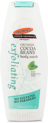 

Palmers Cocoa Butter Formula Crushed Cocoa Beans Body Wash, Fresh Peppermint Scent - 400ml (13.5oz)(400 ml)
