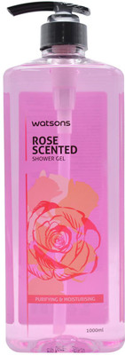 

Watsons Rose Scented Shower Gel, Purifying & Moisturising - 10+I149+I150(1000 ml)