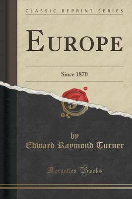 Europe(English, Paperback, Turner Edward Raymond)