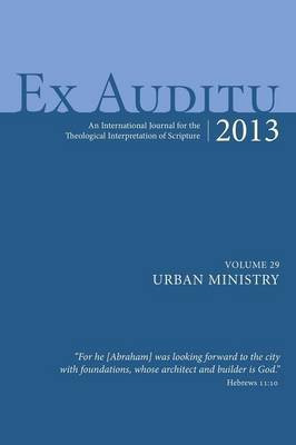 Ex Auditu - Volume 29(English, Hardcover, unknown)