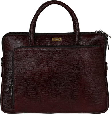 

SCHARF RT Medium Briefcase - For Men & Women(Brown)