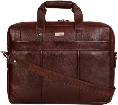 

SCHARF briefcase Medium Briefcase - For Men & Women(Brown)