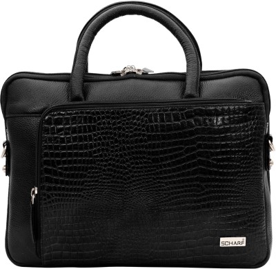 

SCHARF Casa Grace - Eyes on Him 13.4 Laptop - Macbook Shoulder Bag Medium Briefcase - For Men & Women(Black)