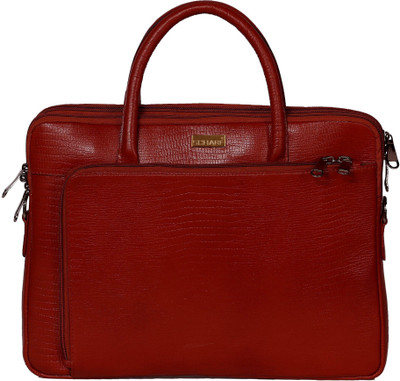 

SCHARF briefcase Medium Briefcase - For Men & Women(Red)