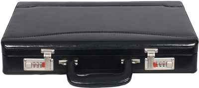 

PARE Faux Leather Small Briefcase - For Men(Black, Brown, Tan)
