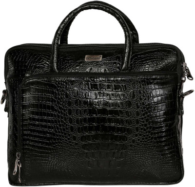 

SCHARF Casa Grace - Eyes on Him 15.6 Laptop - Macbook Shoulder Messenger Bag Medium Briefcase - For Men(Black)