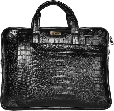 

SCHARF Robin Taylor - Sleeve a Message 15.6" Laptop - Macbook Shoulder Messenger Bag Medium Briefcase - For Men(Black)