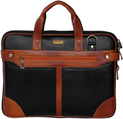 

Scharf Sir Dom Bert-Z-Walker Medium Briefcase - For Men & Women(Black)