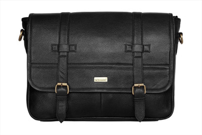

SCHARF Boston Sebastine - Rar File 15.6" Laptop - Macbook Shoulder Messenger Bag Medium Briefcase - For Men & Women(Black)