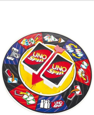 

GRYPTON UNO Spin Wheel Card Family Board Game(MULTICOLORS)