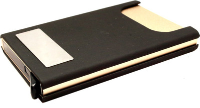 

Flipkart SmartBuy Exclusive Black-Gold Automatic Pop-Up RFID Protection Cards Case 6 Card Holder(Set of 1, Black, Gold)