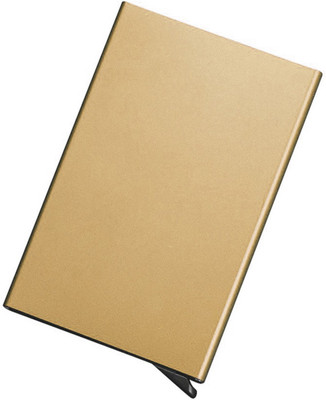 

Flipkart SmartBuy Exclusive Gold Automatic Pop-Up Slim RFID Protection Cards Case 6 Card Holder(Set of 1, Gold)