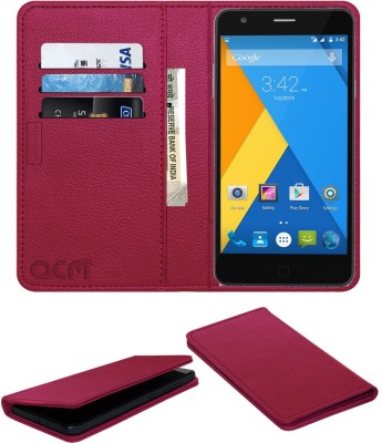 ACM Flip Cover for Yu Yuphoria(Pink, Cases with Holder, Pack of: 1)