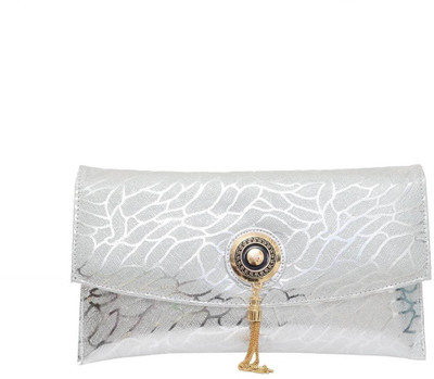 

BLITHESOME Casual, Party, Formal Silver Clutch
