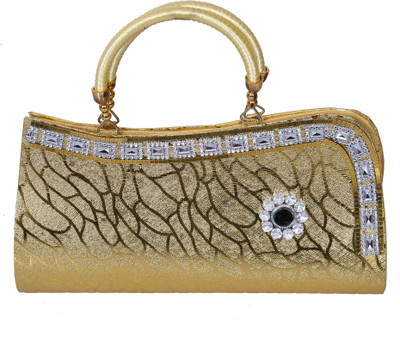 

Indijoy Party Gold Clutch