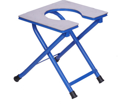 

Orthtex Commode Chair(Silver, Blue)