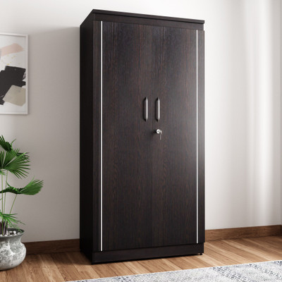 Crystal Furnitech Aster Engineered Wood Almirah(Finish Color - Wenge, Knock Down) deal from flipkart
