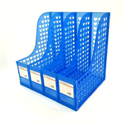 Flipco 4 Compartments PLASTIC FILE PLATE(BLU)