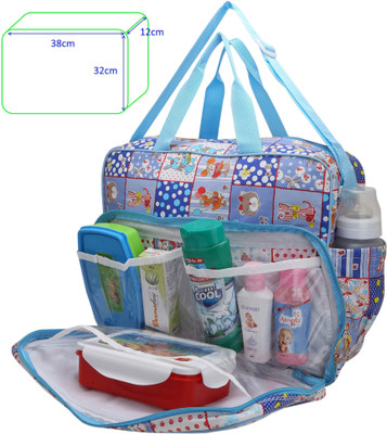 

Indi Bargain Travelling Bag, Nursery Baby, Diaper Bag, Mamas Bag, Baby Carrier Bag Multipurpose Multipocket Bag(Blue)