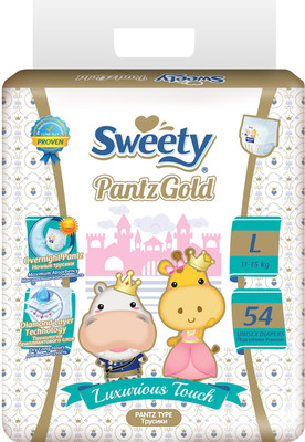 

Sweety Fit Pantz Gold Series - L(54 Pieces)