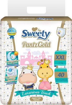 

Sweety Fit Pantz Gold Series - XXL(40 Pieces)