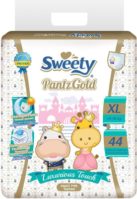

Sweety Fit Pantz Gold Series - XL(44 Pieces)