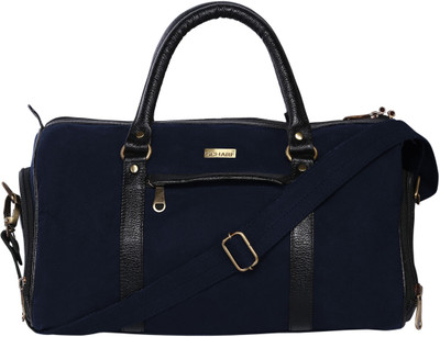 

SCHARF Abdo Gerrard-Nothing Like Me Canvas Leather Gym-Duffel Bag AMD08B Travel Duffel Bag(Blue)