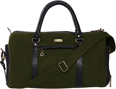

SCHARF Abdo Gerrard-Nothing Like Me Canvas Leather Gym-Duffel Bag AMD08O Travel Duffel Bag(Green)