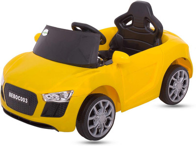 

Baybee Baybee Audie Battery Operated Ride On Car for Kids with Music, Horn, Headlights with 30Kg Weight Capacity ( Yellow ) Car Battery Operated Ride On(Yellow)