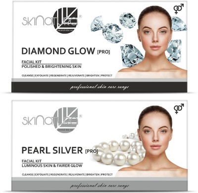 

Skinatura Diamond Glow + Pearl Silver Facial Kit 230 g(Set of 2)
