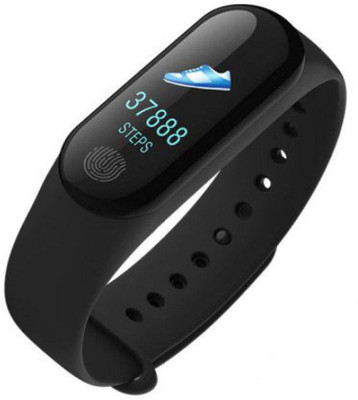 

e-Brain Technocrafts M3 Plus Heart rate monitor Fitness Activity tracker, Pedometer wristband Fitness Band(Black, Pack of 1)