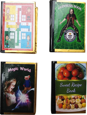 

PTCMart Shock Gag Toy book shape Mix Set Of 4 Gag Toy Gag Toy
