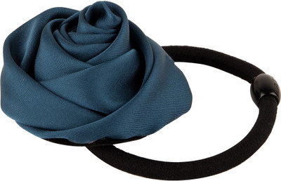

NeedyBee Rosette rubber band for Baby Girls Rubber Band(Blue)