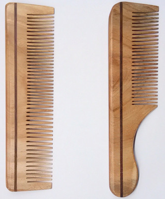 

NERR ™ Marketing Neem Wood Baby/Pocket Comb (Lengths 10.2 and 12.9 cm)