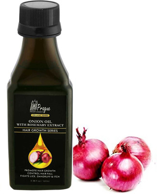 

Prague Onion Oil With Rosemary, Jojoba, Bhingraj, Amla Essential Oil and Vitamin E (Effective Hair Growth) Hair Oil(100 ml)
