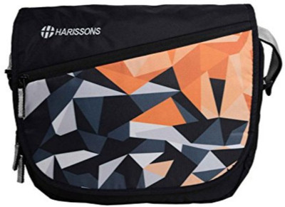 

Harissons Messenger Bag(Orange, Black), Black;orange