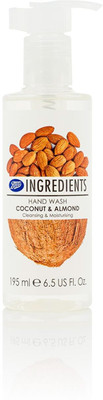 

Boots Ingredients Hand Wash, Coconut & Almond - 195ml (6.5oz)(195 ml, Bottle)