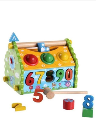 

GRYPTON Multi functional Dismounting Wisdom Wooden House(Multicolor)