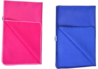 Blue Horse Cotton Baby Bed Protecting Mat(Pink, Blue