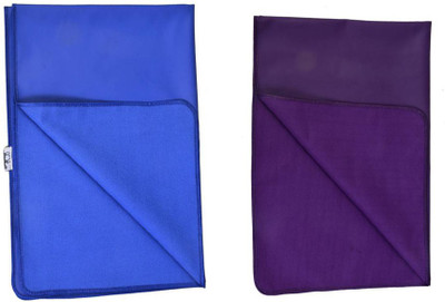 Blue Horse Cotton Baby Bed Protecting Mat(Blue, Purple