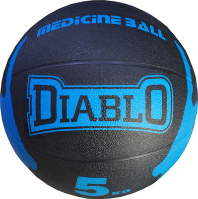 

Diablo 5KG Premium Quality Rubber Medicine Ball(Weight: 5 kg, Blue)