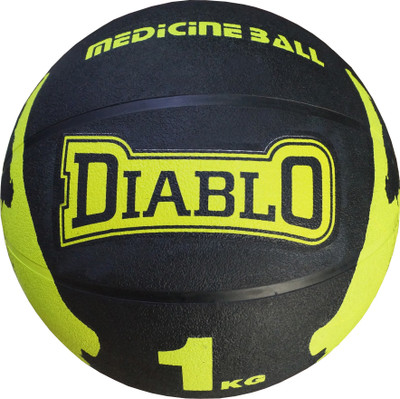 

Diablo 1KG Premium Quality Rubber Medicine Ball(Weight: 1 kg, Yellow)