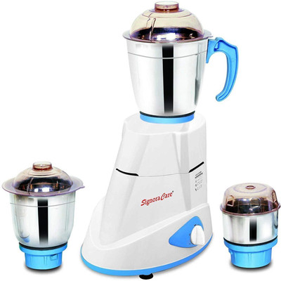 

Signoracare SCMX-2907 750 Mixer Grinder(White, 3 Jars)