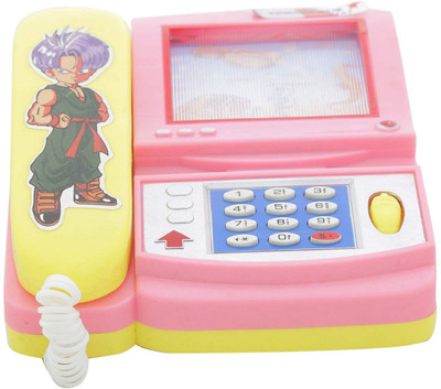 

Bluwings Children Cartoon Musical Telephone With Lights(Pink)