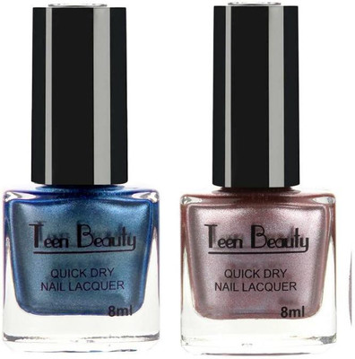 

Teen Beauty Blue & Copper Nail Polish (Pack Of 2) New Blue, Copper(Pack of 2)